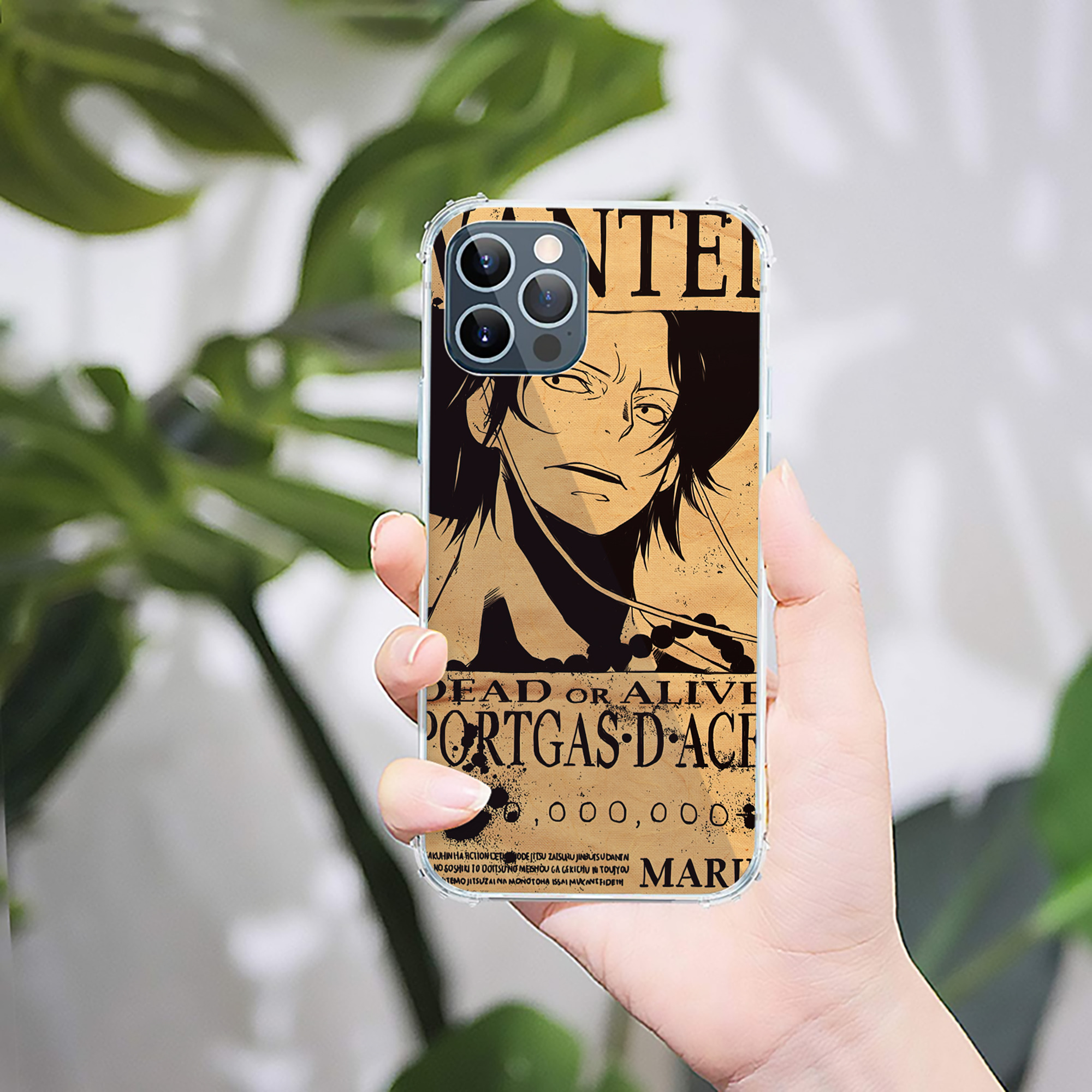 （画像用） ワンピース ONE PIECE 【iPhone 12シリーズ対応】透明スマホケース（クリアソフトケース）